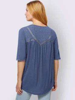 Linea Tesini T-Shirts<T-shirt détails en dentelle tendance