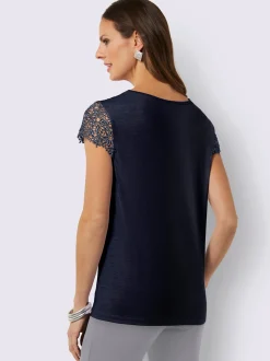 Fair Lady Tenues De Cérémonie|T-Shirts<T-shirt en dentelle empiècement en dentelle