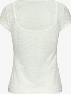 LASCANA T-Shirts<T-shirt en dentelle encolure ronde