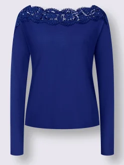 Creation L T-Shirts<T-shirt en dentelle qualité modal