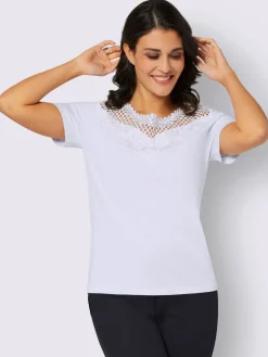 Creation L T-Shirts<T-shirt en dentelle qualité lyocell estivale