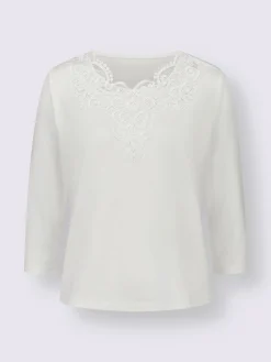 Creation L T-Shirts<T-shirt en dentelle qualité lyocell