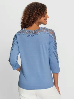 Fair Lady T-Shirts<T-shirt en dentelle viscose