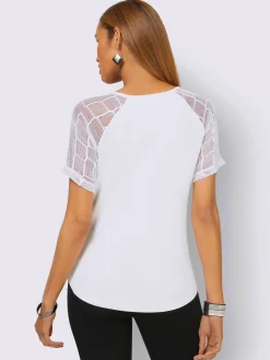 Creation L T-Shirts<T-shirt en dentelle viscose