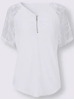 Creation L T-Shirts<T-shirt en dentelle viscose