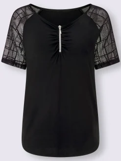 Creation L T-Shirts<T-shirt en dentelle viscose