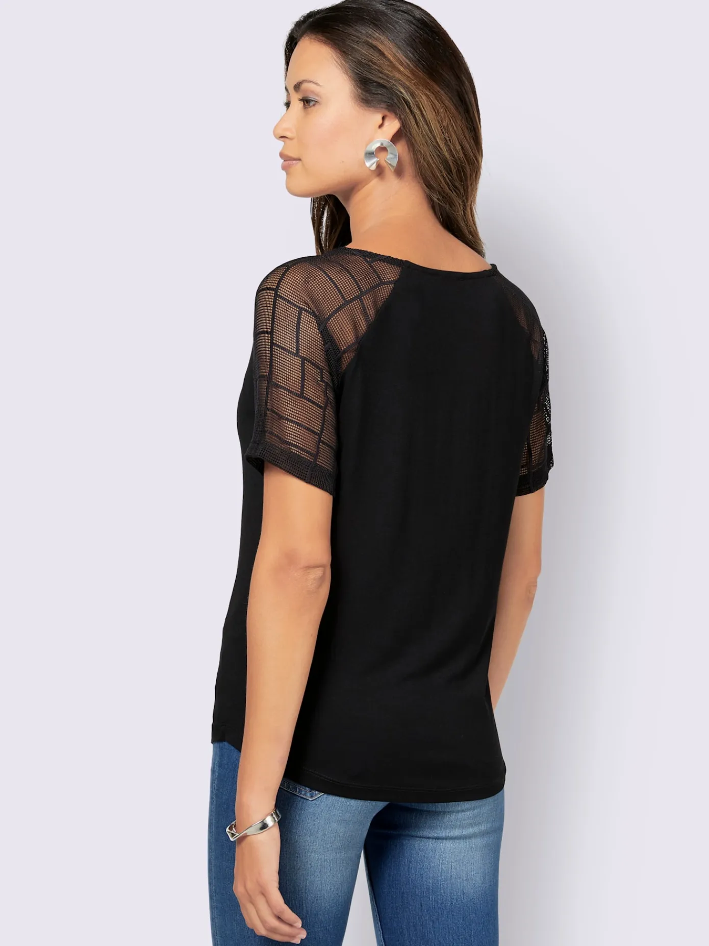 Creation L T-Shirts<T-shirt en dentelle viscose