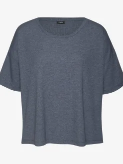 Vivance Dreams T-Shirts<T-shirt en tricot côtelé