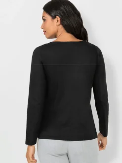 T-Shirts<T-shirt en v 50% coton