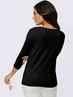 Creation L T-Shirts<T-shirt en v 48% modal