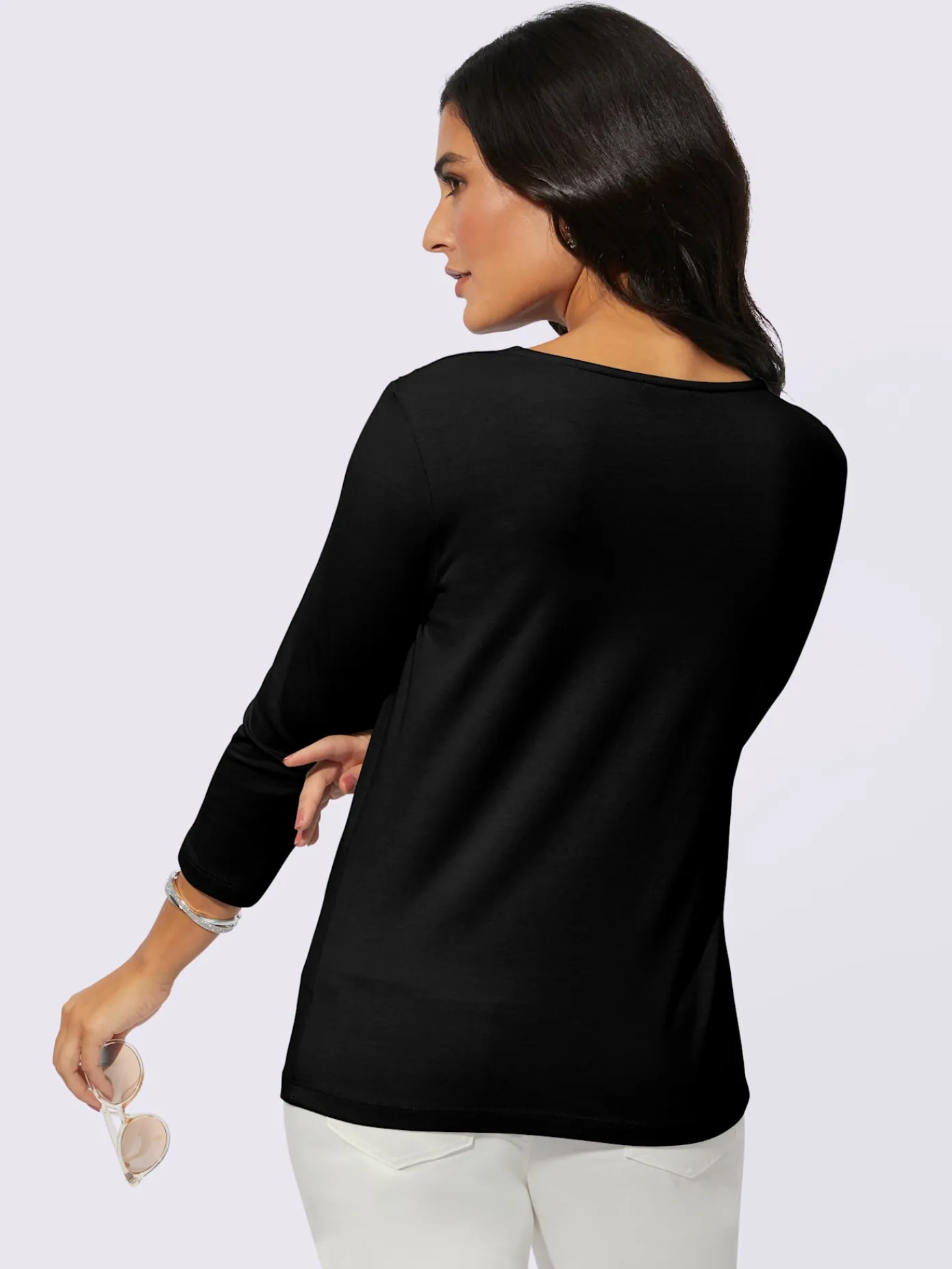 Creation L T-Shirts<T-shirt en v 48% modal