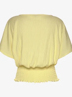 LASCANA T-Shirts<T-shirt en v fausse patte de boutonnage devant