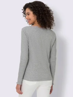 Linea Tesini T-Shirts<T-shirt en v look original et romantique