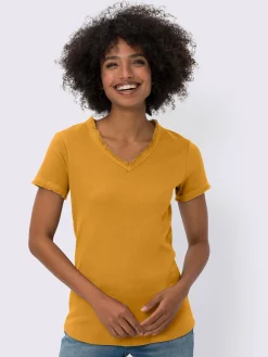 Linea Tesini T-Shirts<T-shirt en v qualité coton doux sur la peau