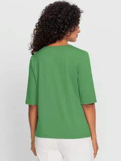 T-Shirts<T-shirt en v toucher doux et agréable