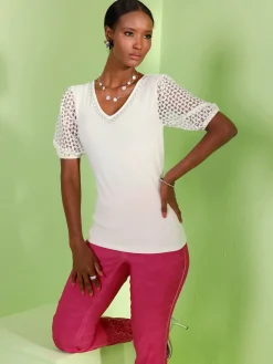 Creation L T-Shirts<T-shirt en v viscose