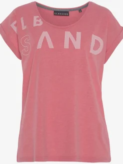 Elbsand T-Shirts<T-shirt encolure côtelée