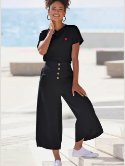 LASCANA T-Shirts<T-shirt encolure ronde