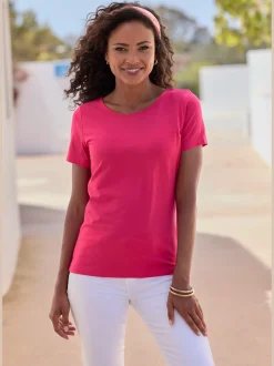 LASCANA T-Shirts<T-shirt encolure ronde