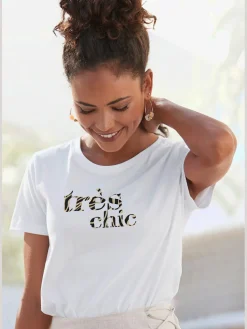 LASCANA T-Shirts<T-shirt encolure ronde