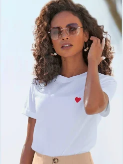 LASCANA T-Shirts<T-shirt encolure ronde