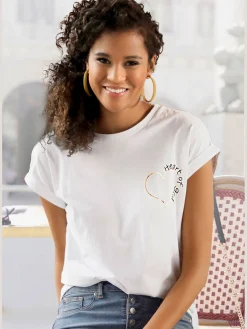 LASCANA T-Shirts<T-shirt encolure ronde