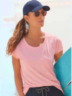 Elbsand T-Shirts<T-shirt encolure ronde avec bords côtes