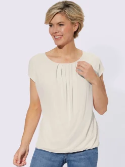 Alessa W. T-Shirts<T-shirt femme élégant drapé