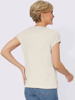 Alessa W. T-Shirts<T-shirt femme élégant drapé