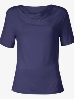 T-Shirts<T-shirt féminin élégant col bénitier