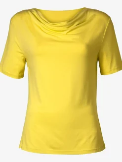 T-Shirts<T-shirt féminin élégant col bénitier