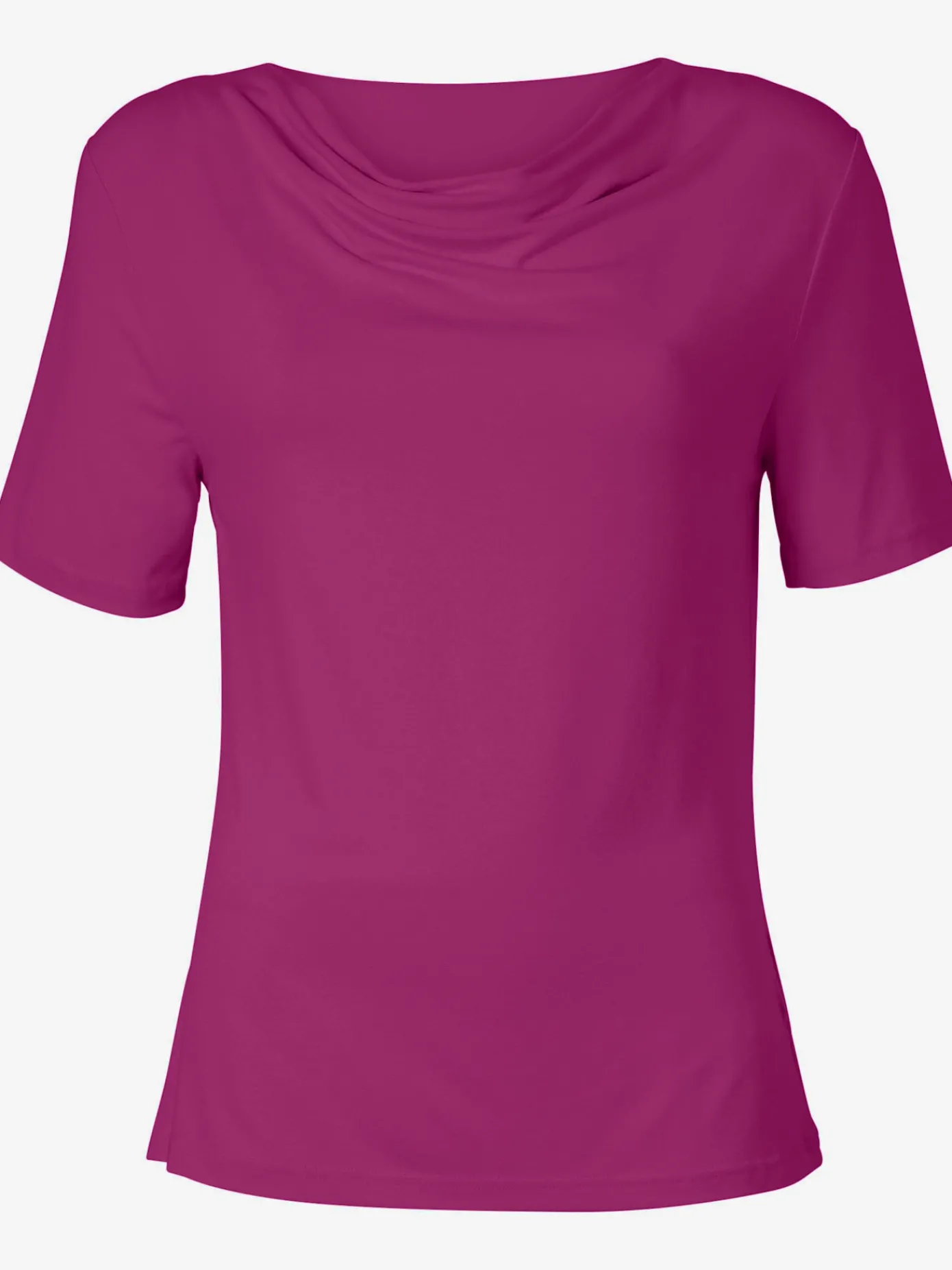 T-Shirts<T-shirt féminin élégant col bénitier