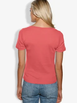 Linea Tesini T-Shirts<T-shirt grande encolure carrée