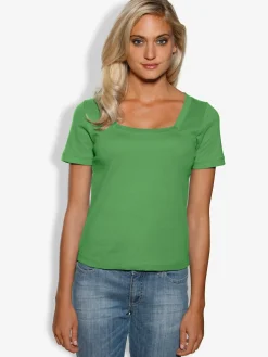 Linea Tesini T-Shirts<T-shirt grande encolure carrée