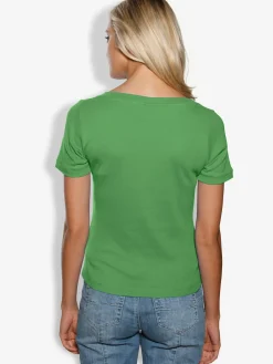 Linea Tesini T-Shirts<T-shirt grande encolure carrée