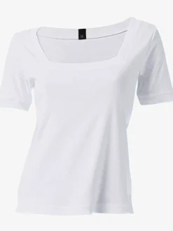 Linea Tesini T-Shirts<T-shirt grande encolure carrée