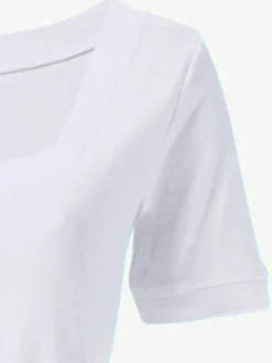 Linea Tesini T-Shirts<T-shirt grande encolure carrée