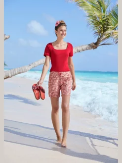 Linea Tesini T-Shirts<T-shirt grande encolure carrée