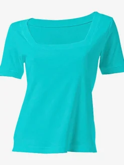 Linea Tesini T-Shirts<T-shirt grande encolure carrée