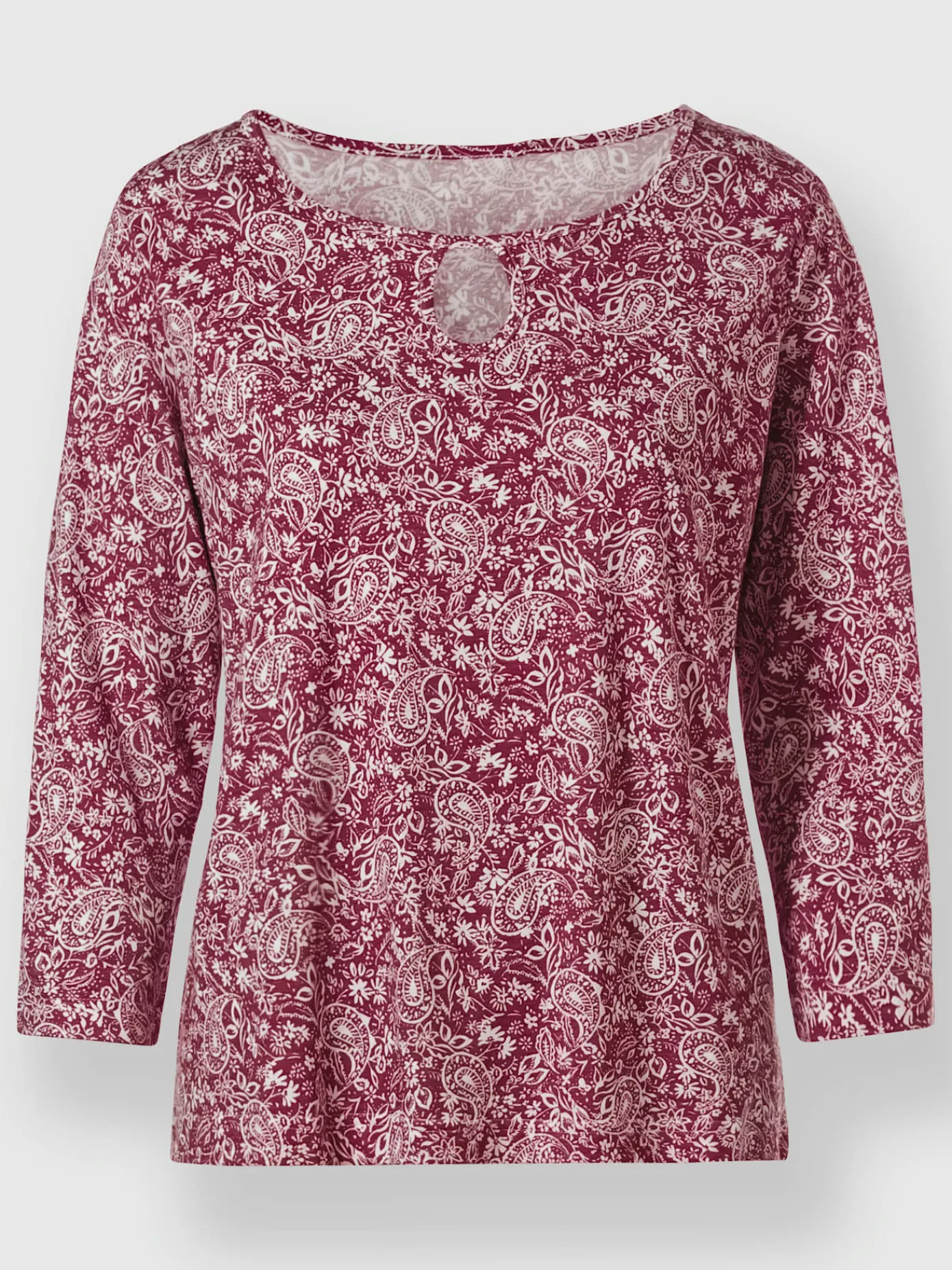 T-Shirts<T-shirt imprimé 50% coton et 50% modal