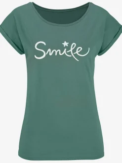 Beachtime T-Shirts<T-shirt imprimé « smile » tendance devant