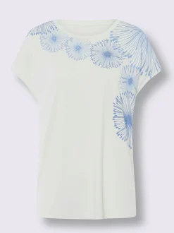 Linea Tesini T-Shirts<T-shirt imprimé accents brillants