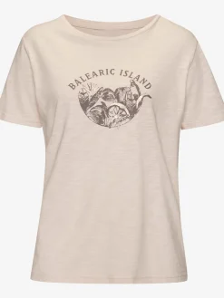 Vivance T-Shirts<T-shirt imprimé devant estival avec détails brillants