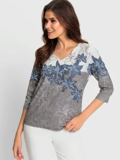 Fair Lady T-Shirts<T-shirt imprimé entretien très facile