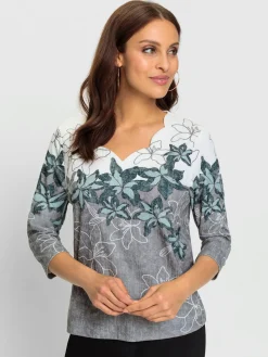 Fair Lady T-Shirts<T-shirt imprimé entretien très facile