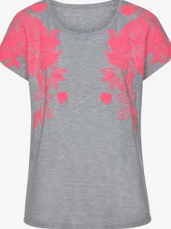 Vivance T-Shirts<T-shirt imprimé fluo sur les manches