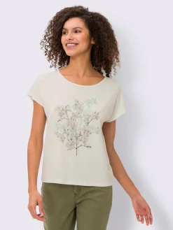 Linea Tesini T-Shirts<T-shirt imprimé imprimé floral devant