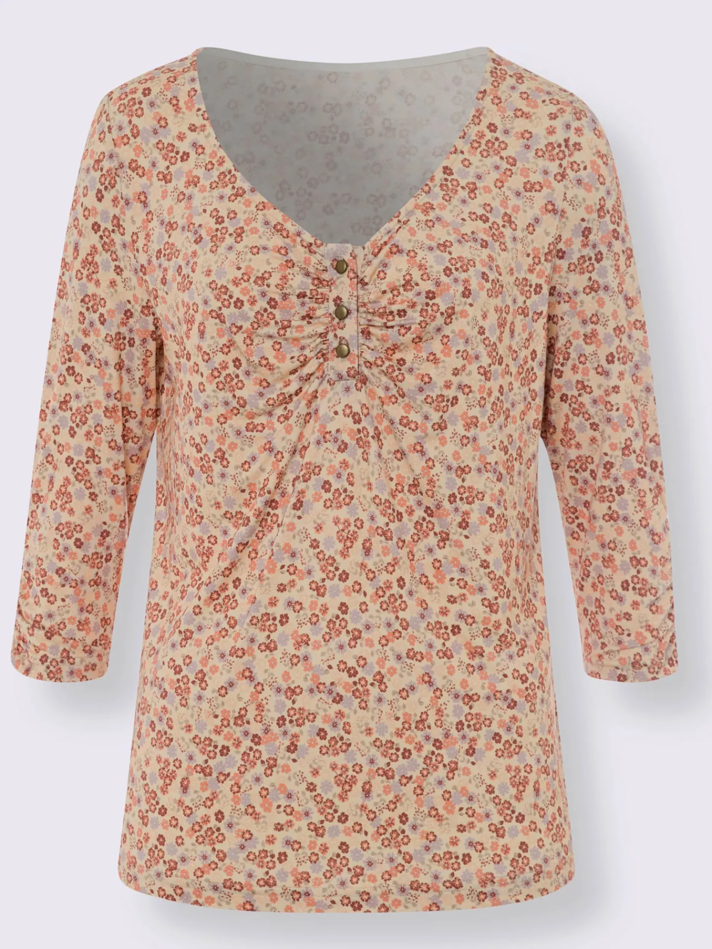 Linea Tesini T-Shirts<T-shirt imprimé imprimé mille fleurs