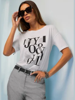 Rick Cardona T-Shirts<T-shirt imprimé inscription tendance