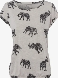 LASCANA T-Shirts<T-shirt imprimé éléphant décoratif